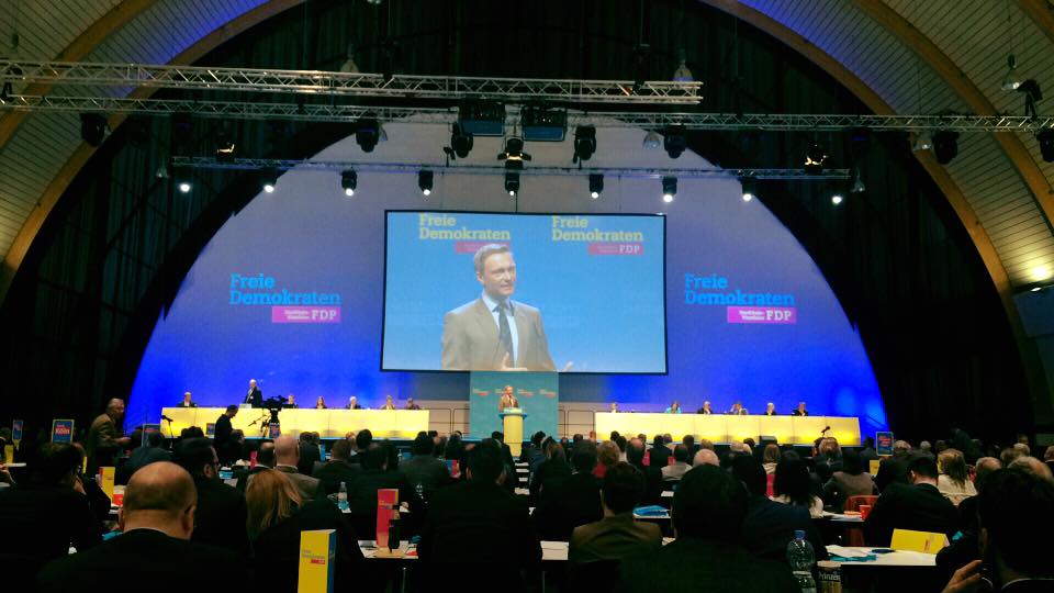 Christian Linder auf dem Parteitag der FDP NRW (foto: privat).